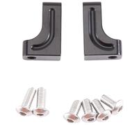 Cpolebev 2PCS Metal Servo Mount para Axial SCX10 CC01 D90 1/10 RC Crawler Car