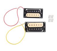 Cpolebev 2Pcs Pastillas para Guitarra EléCtrica 50/52 Faced Humbucker Pastillas para Guitarra EléCtrica de Doble Bobina
