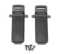 Cpolebev 2pzs Pieza de Recambio para Walkie Talkie Clip de Cinturon Trasero para Radio bidireccional UV5R para intercomunicador UV5R / 5RA / 5R + / 5RB / 5RC