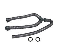 Cpolebev 3.3Ft Lavadora PVC Y Shaped Drain Discharge Manguera Lavadora Pipe Connector