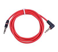 Cpolebev 3.5Mm 1/8 Pulgada Macho una Macho 4 Coche AUX Cable de Audio Cable Grabar Auriculares Rojo