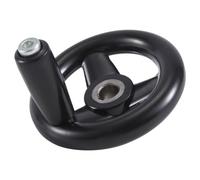 Cpolebev 3.9 pulgada diametro Rueda de mano con Manejar giratoria para fresadora