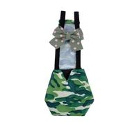 Cpolebev 3 PañAles Reutilizables Premium para Pato y Pollo para Mascotas, PañAles Impermeables para de Corral con Pajarita, PañAles para Patitos para Mascotas,S