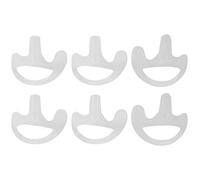 Cpolebev 3 Pares Auricular Suave de Silicona Transparente para walkie Talkie encubierta acustica del Auricular del Tubo Pequeno/Medio/Grande J6116Z