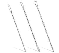 Cpolebev 3 Piezas de Enhebrador de Cordón, Herramienta de Repuesto, Aguja de Coser, Cuerda de Enhebrador Rápido de Metal, Enhebrador de Cordón Fácil y Flexible