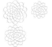 Cpolebev 3 Piezas de Rana de Flores para Arreglos, Soportes de Flores de Metal FáCiles de Arreglar para Arreglos Florales de Florero (5 Pulgadas, 6 Pulgadas, 7 Pulgadas)