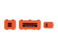 Cpolebev 3 Piezas Herramienta de Decoración de la Caja de Almacenamiento de Coche de Plástico RC para Trx4 Axial Scx10 90046 D90 1/10 RC Accesorios sobre Orugas Naranja