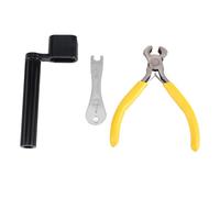 Cpolebev 3 Piezas Herramienta de Mantenimiento de ReparacióN de Guitarra, Enrollador de Cuerdas de Guitarra, Extractor de Clavijas de Puente de Guitarra, Extractor de Clavijas