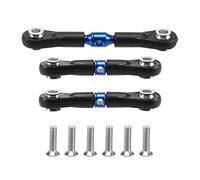 Cpolebev 3 Uds Varilla de Enlace de DireccióN Varilla Servo para TT-02 TT-02T TT02 TT02T 1/10 RC Accesorios de Piezas de ActualizacióN de Coche, Azul