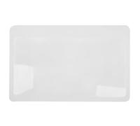 Cpolebev 3 x Lupa Aumento de magnificacion Fresnel Tamano de tarjeta de credito de bolsillo Lupa transparente
