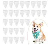 Cpolebev 30 Piezas Bandanas para Mascotas en para SublimacióN Transferencia de Lavable DIY TriáNgulo Bufanda para Perro Baberos PañUelo para Perros Gatos