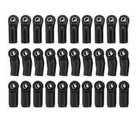 Cpolebev 30 Piezas de PláStico Extremos de Varilla Eslabones Cabeza ArticulacióN de Varillaje para 1/10 RC Coche de Orugas Axial SCX10 II 90046 Accesorios Piezas