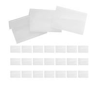 Cpolebev 30 Unids Soporte de Pantalla de Precio Nombre Tarjeta Tag Mini SesióN de Etiquetas Encimera Soporte de Encimera 6Cm X 4Cm