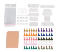 Cpolebev 300 Piezas de Productos en para SublimacióN, 60 Piezas en para Pendientes de SublimacióN, para Pendientes, Suministros para Hacer Pendientes DiseñAdos