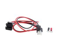 Cpolebev 30A 1M Fusible 6 Pin Cable de Cable de alimentacion de Corta para FT-857D FT-897D