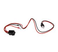 Cpolebev 30A Fusible 6 Cable Cuerda de Fuente de alimentacion de Corta para FT-857D IC-725A 1 Metro