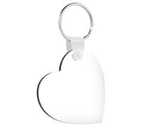 Cpolebev 35 Piezas CorazóN Tablero en ImpresióN Llaveros Bricolaje SublimacióN Llaveros Accesorios (Doble Cara)