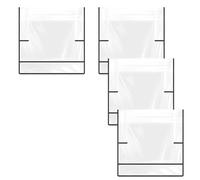 Cpolebev 4 Fundas Protectoras para Sillas de Salón, Fundas Transparentes para Sillas, Fundas para Sillas de Salón para la Mayoría de Sillas de Salón y Sillas de Oficina