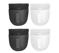 Cpolebev 4 Pares de Hombreras Insertadas, Almohadillas de Esponja Transpirables de Espesor, Potenciador de Hombros para Hombros Inclinados, Camiseta Alta y Baja