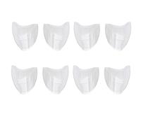Cpolebev 4 Pares de Protectores Laterales para Anteojos, Protectores Laterales Transparentes para Anteojos de Seguridad