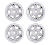 Cpolebev 4 Piezas 1,55 Cubo de Llantas de Rueda de Metal Beadlock para 1/10 RC Coche de Orugas D90 MST Jimny Cc01 Lc70 Axial 90069,2