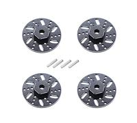 Cpolebev 4 Piezas de Disco de Freno Adaptador Hexagonal de Rueda de Metal de 9 Mm para 1603 SG1603 SG1604 UD1601 UD1603 UD1604 1/16 Piezas de ActualizacióN de Coche RC, 3