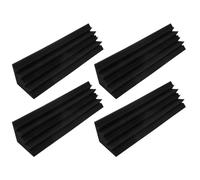 Cpolebev 4 Piezas de Paneles AcúSticos de Espuma Insonorizada AcúStica de Estudio, Esquina de Trampa de Graves de Tratamiento de Sonido, CuñAs de Paneles de Sonido, 12X12X48Cm