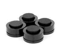Cpolebev 4 Piezas de Soporte para Altavoz de Audio HiFi, Amplificador de Fiebre, Reproductor de CD, Trípode, Altavoz, Almohadilla de Pie Amortiguadora, Bola de Acero