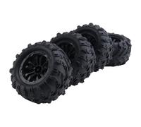 Cpolebev 4 Piezas NeumáTico Grande NeumáTico Ensanchado Rueda para 144001 124016 124018 124019 12428 HBX 16889 16890 Piezas de ActualizacióN de Coche RC