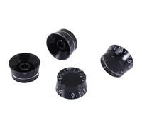 Cpolebev 4 Piezas Perillas de Sombrero de Guitarra EléCtrica Perillas de Control de Tono de Volumen de Velocidad Compatibles para Guitarra de Estilo de LP
