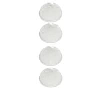 Cpolebev 4 Soportes para Arreglos Florales Transparentes con Ranas de Flores, Ranas para Arreglos Florales con 3 Ventosas