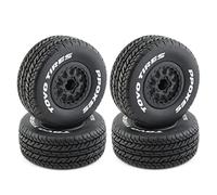 Cpolebev 4 Uds 112Mm 1/10 NeumáTicos de CamióN de Recorrido Corto Rueda con HexáGono de 12Mm para Coche Slash Arrma SENTON VKAR 10SC RC