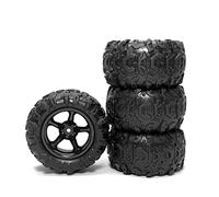 Cpolebev 4 Uds NeumáTico de Rueda de Goma para 9300 9310 PXtoy 9300 9302 9303 9304 1/18 RC Coche Repuestos Accesorios
