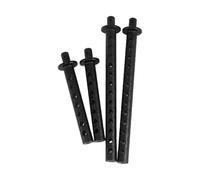Cpolebev 4 Unids/Lote Modelo Car Shell Columna L70Mm / 110Mm Parte Posterior del Cuerpo Posterior Montaje En Poste R86018 Pilar De SeparacióN para 86100 1/10 Piezas De AutomóViles RC