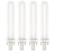 Cpolebev 4 x 9W del una UV de la luz Bombilla de reemplazo de Tubos para 36w UV Que Cura el secador de la lampara