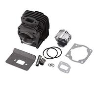 Cpolebev 40MM 52CC Conjunto de Cilindro 1E40F-5 40-5 BG520 CG520 Conjunto de PistóN Kit de Anillo Pin Clip Reconstruir Piezas de Recortadora