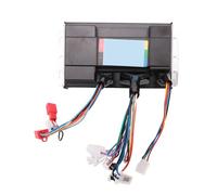 Cpolebev 48V/60V/72V 50A Controlador de Bicicleta EléCtrica 1500W Controlador Inteligente de Velocidad del Motor Dividido de Sinusoidal