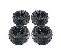 Cpolebev 4PCS 9300-21 NeumáTico de Goma RC Racing Car Tyres 9300 y 9302 1/18 Escala en el Borde de la Rueda de Carretera Apto para RC Car