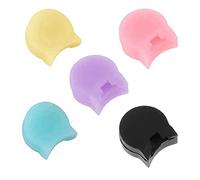 Cpolebev 5 Almohadillas para Reposabrazos de Clarinete, Ptotector de Pulgar de Silicona Suave para Clarinete Oboe, 5 Colores