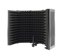 Cpolebev 5 Panel de Estudio Plegable MicróFono Aislamiento GrabacióN Sonido Absorbente Panel de Espuma