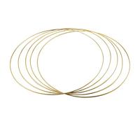 Cpolebev 5 Paquetes de 14 Pulgadas de Metal Grande Floral Macrame Anillos de de para DecoracióN de de Bricolaje, AtrapasueñOs de Macramé para Colgar en la Pared