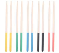 Cpolebev 5 Pares/Juego 7A de Arce para Niños /, Apto para Todos los Juegos de Tambor Accesorios de Tambor Multicolor