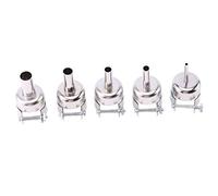 Cpolebev 5 PCS Boquilla de pistola de aire caliente Boquilla de pistola universal para 850 852D 898 858 Accesorios para estacion de soldadura