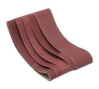 Cpolebev 5 Piezas 100 X 915 Mm Banda de Lijado 4 Pulgadas X 36 Pulgadas Banda Abrasiva de Pantalla de Lijado con 60 120 180 240 320 Cinta