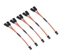Cpolebev 5 Piezas 150mm Tipo Y Cable de Extensión de Línea Extendida Cable Alambre para Futaba Jr Y Aprovechar Servo Extensión de Plomo