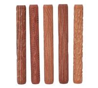 Cpolebev 5 Piezas Herramientas de AlfareríA Rodillos de Mano de Madera, para de Sello de Arcilla/de Rodillo, Herramientas de CeráMica, Herramienta Arcilla Polimerica