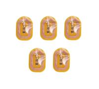 Cpolebev 5 Uds NFC Flash Nail Sticker LED Chip Desnudo LáMpara Inteligente para UñAs Mejora de Pegatinas de UñAs, Luz PúRpura
