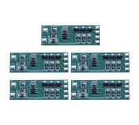 Cpolebev 5 Unidades de Módulo de Luz LED Intermitente de 3-12 V, Par Rojo y Azul Intermitente, Adecuado para Modelo de Coche, Bicicleta, Luz de Seguridad para Vehículo Eléctrico