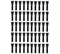 Cpolebev 50 Dedos Desplumadores de Pollo, de DepilacióN de Goma, Recolector de Plumas de de Corral para Pato, Codorniz, Ganso, Negro