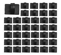 Cpolebev 50 Piezas Abrazadera Del Cable Autoadhesiva Clips de Cable Rectangular de Plástico Lazo de Cable Soporte Gestión de Cable Alambre de Conexión Rápida Para Coche